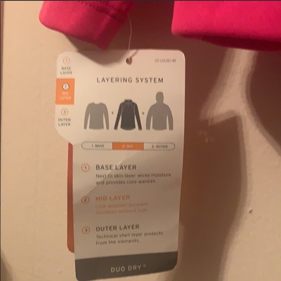 CHAMPION Girls Pink DUO DRY Pullover sweater Top L - Picture 7 of 9